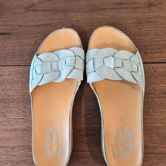 Kork-Ease Dolphin Suede Slides Sz 7 - Picture 5 of 7